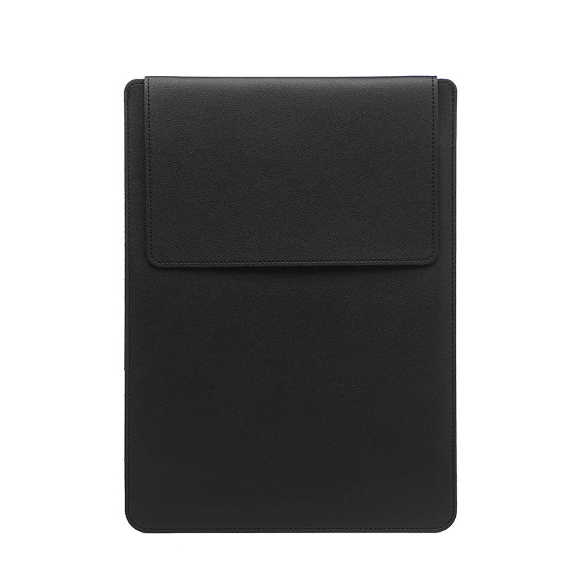Stylish Luxury Leather Laptop Sleeve with Stand™